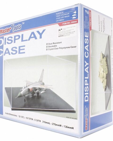 VETRINA IN PLASTICA 316mm x 276mm x 136mm Trumpeter TR 09808 per Modellismo