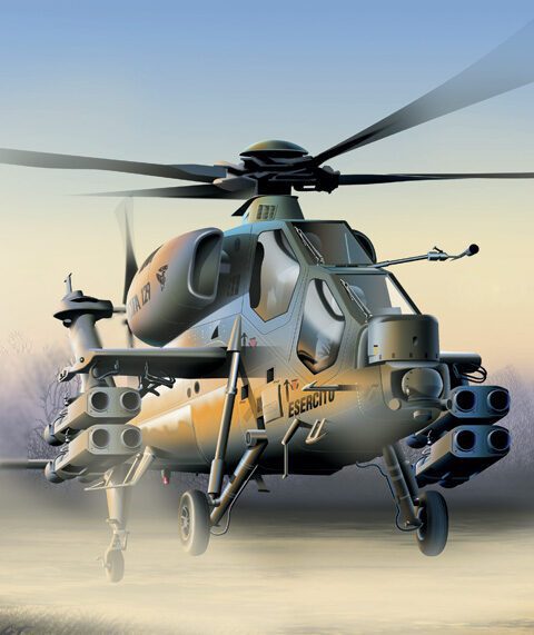 A-129 MANGUSTA scala 1/72 ITALERI 0006