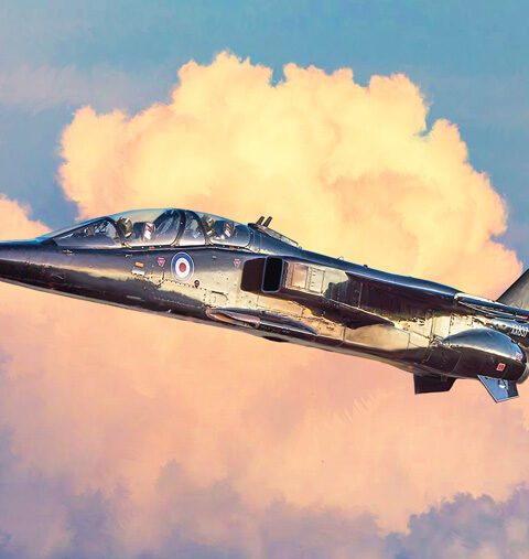 Jaguar T.2 R.A.F. Trainer  scala 1:72 ITALERI 1470 + COLLA OMAGGIO