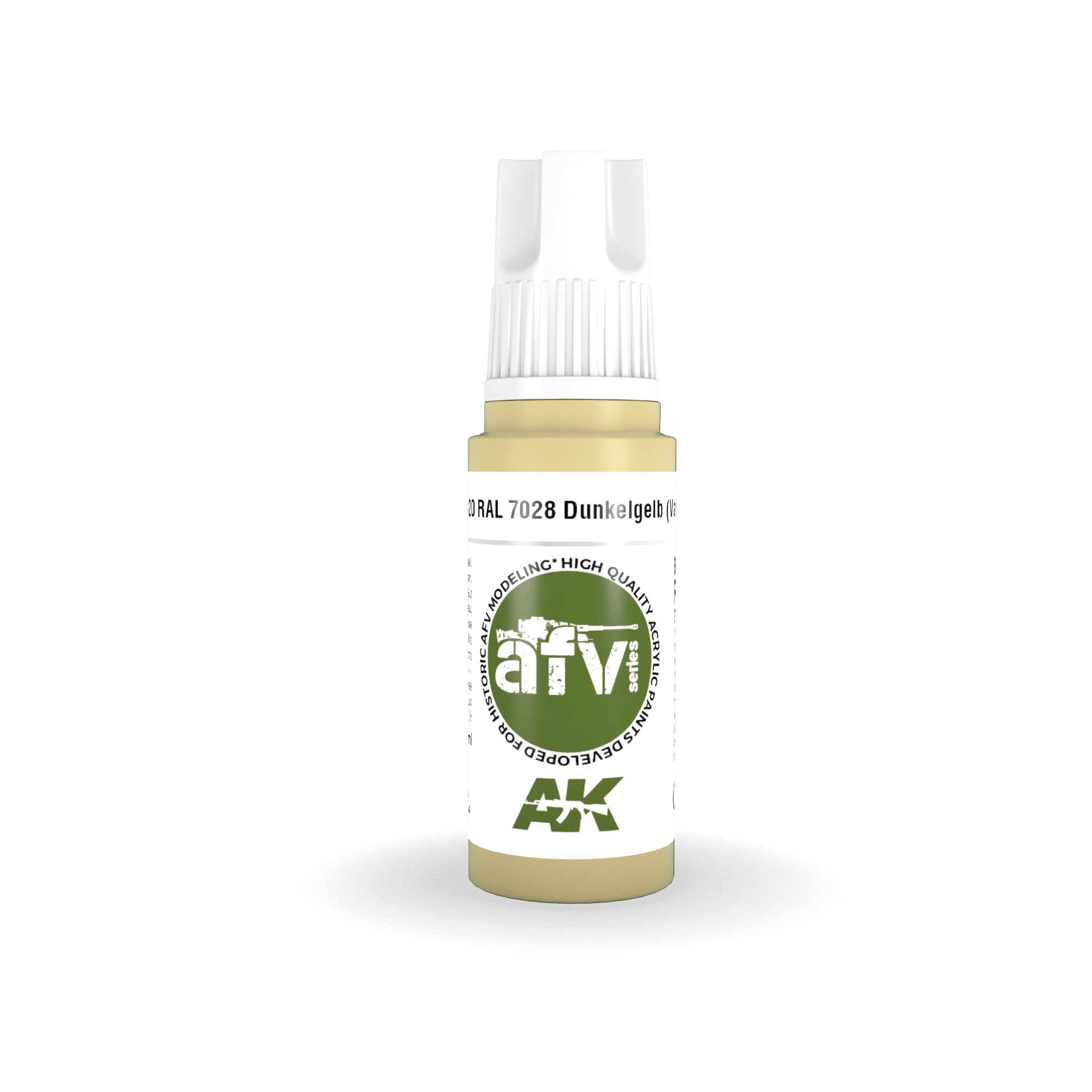 AK11320 3RD. AFV SERIES - DUNKELGELB (VARIANT) - 17ml colore acrilico per modellismo