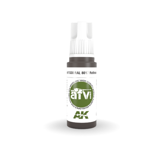 AK11330 3RD. AFV SERIES – ROTBRAUN – 17ml colore acrilico per modellismo