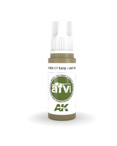 AK11354 3RD. AFV SERIES - IDF EARLY SAND YELLOW - F.S. 30097 17ml colore acrilico per modellismo