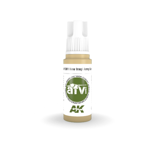 AK11361 3RD. AFV SERIES – NEW IRAQI ARMY SAND – F.S. 23531 17ml colore acrilico per modellismo