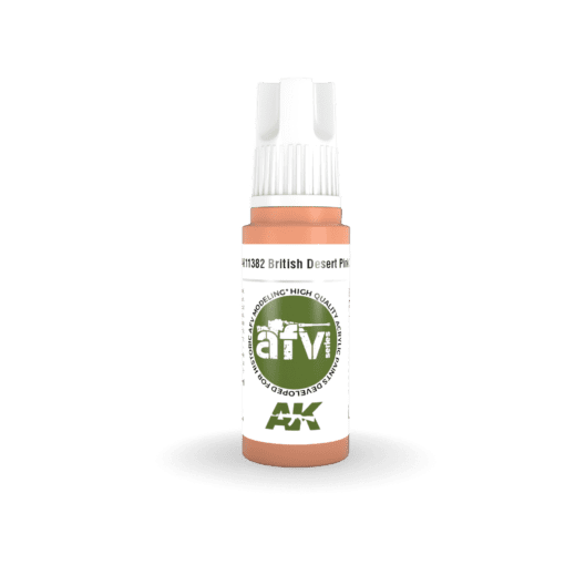 AK11382 3RD. AFV SERIES - BRITISH DESERT PINK ZI - 17ml colore acrilico per modellismo