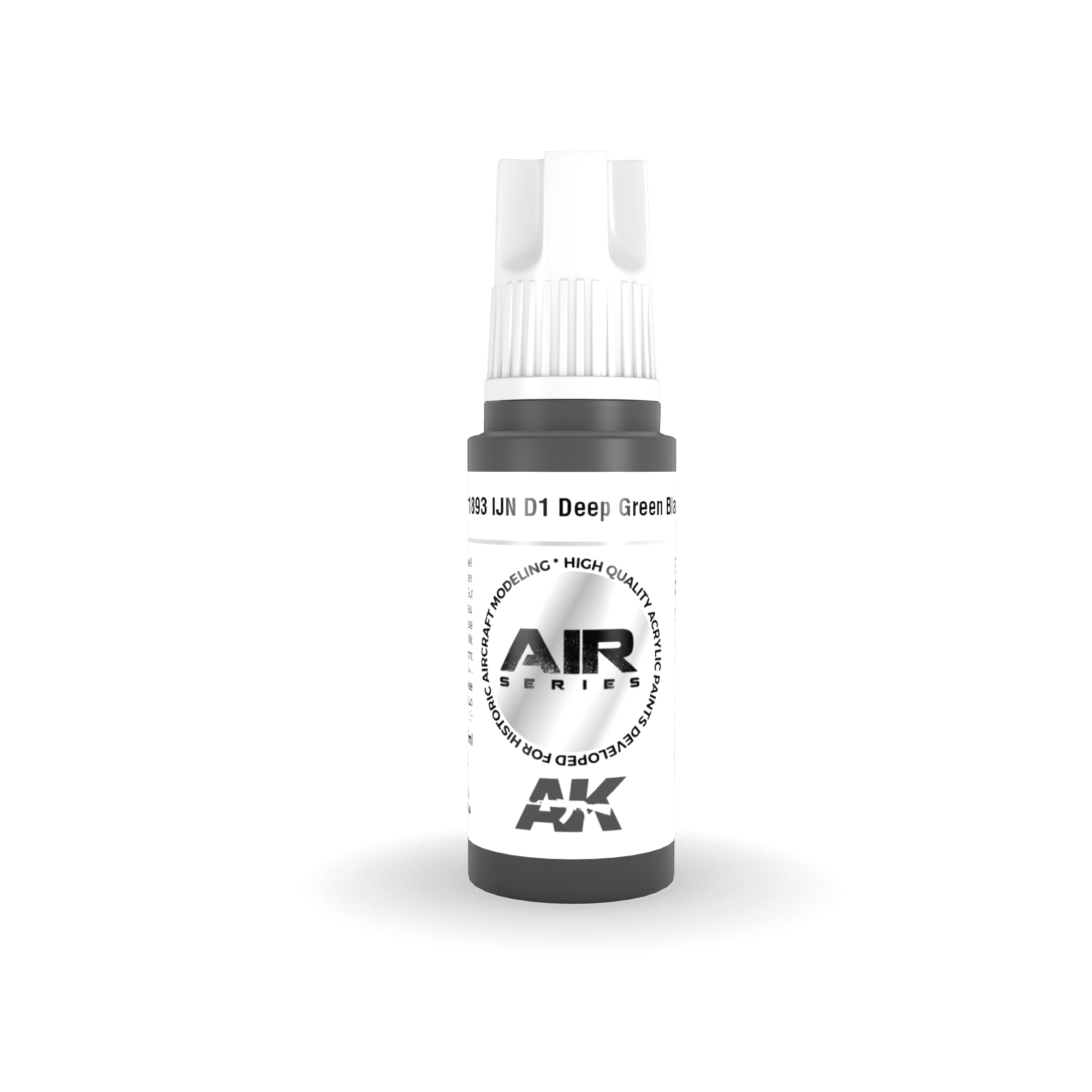 AK11893 3RD. IJN D1 DEEP GREEN BLACK 17ml colore acrilico per modellismo