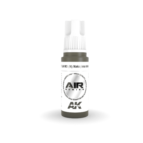 AK11897 3RD. IJN M3 (N) NAKAJIMA INTERIOR GREEN 17ml colore acrilico per modellismo