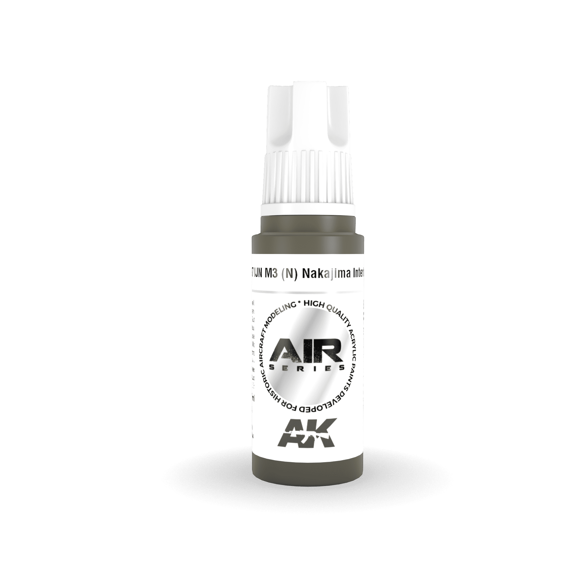 AK11897 3RD. IJN M3 (N) NAKAJIMA INTERIOR GREEN 17ml colore acrilico per modellismo