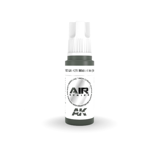 AK11902 3RD. IJA #21 MIDORI IRO (GREEN) 17ml colore acrilico per modellismo