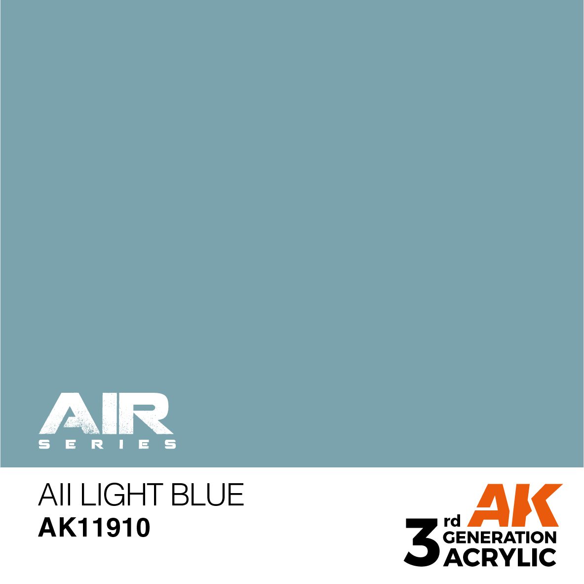 AK11910 3RD. AII LIGHT BLUE 17ml colore acrilico per modellismo - immagine 2
