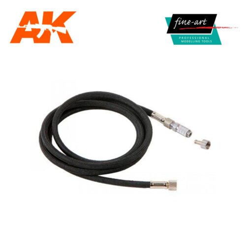 TUBO DELL’ARIA INTRECCIATO B34 1/8″ 3m CON ATTACCO RAPIDO FINE-ART FA-624