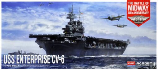 USS Enterprise CV-6 scala 1:700 ACADEMY 14409