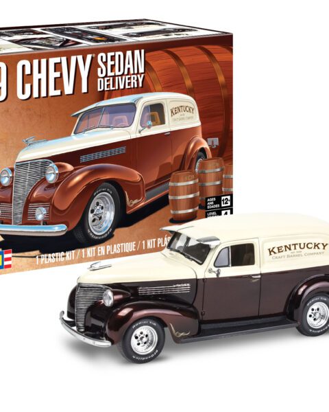 1939 Chevy Sedan Delivery scala 1:24 MONOGRAM 14529 + COLLA REVELL 39608 OMAGGIO