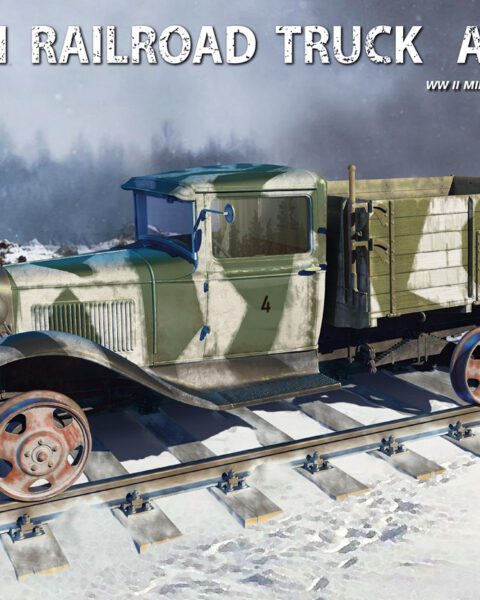 1,5 TON RAILROAD TRUCK AA TYPE scala 1:35 Miniart 35265