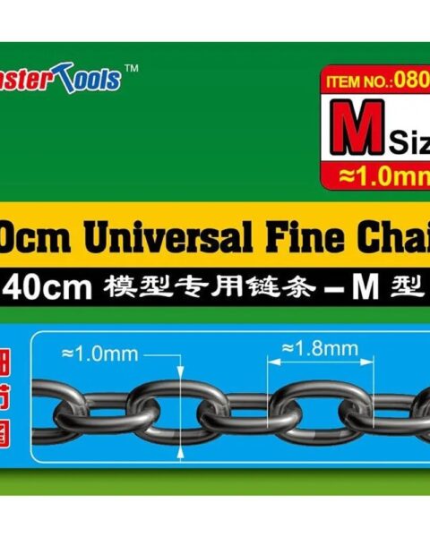 Catena Fine Universale Da 40 Cm Misura M 1,0 Mm X 1,8 Mm MASTER TOOLS 8009