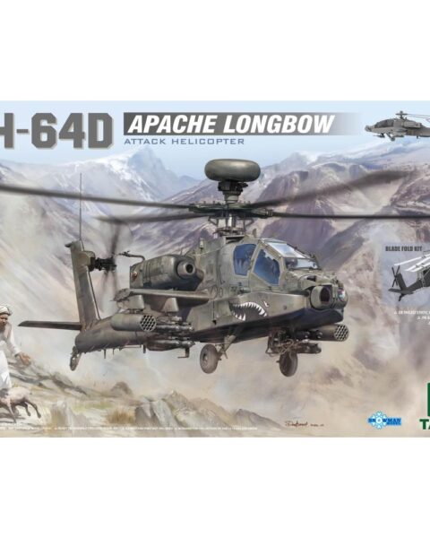 AH-64D Apache Longbow Attack Helicopter scala 1:35 TAKOM TKM2601 + COLLA OMAGGIO