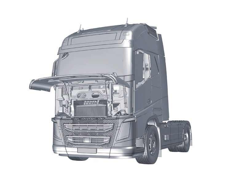 VOLVO FH4 GLOBETROTTER XL scala 1:24 Italeri 3940 + COLLA OMAGGIO - immagine 5