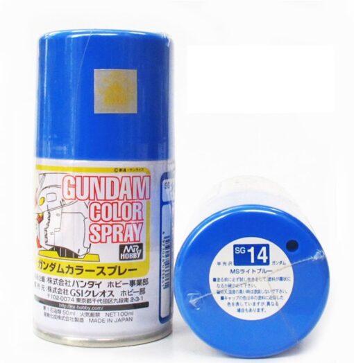 SG-14 Gunze Mr.Hobby Gundam Color Spray MS Light Blue  (Semi-Gloss)