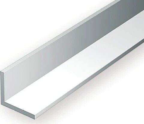 art. 291 angolare mm 1,5 x mm1,5 L= 350MM  materiale polistirene (polystyrene) bianco opaco
