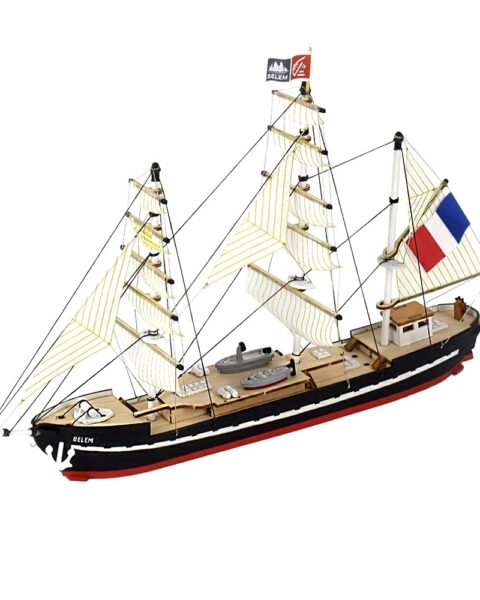 17001 - Artesania Latina - Kit facile per la nave scuola Belem. Modello di nave in legno con vernici scala 1:160