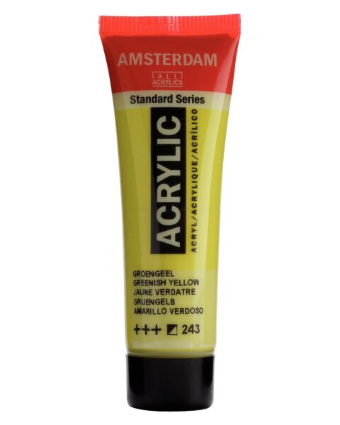 243 GREENISH YELLOW - ROYAL TALENS Colore Acrilico Amsterdam 20ml.