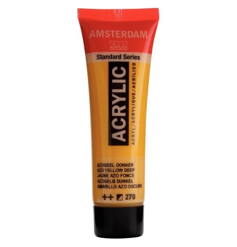 270 GIALLO AZO SCURO - ROYAL TALENS Colore Acrilico Amsterdam 20ml.