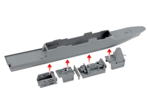 31037 JMSDF DEFENSE SHIP FFM-1 scala 1:700 TAMIYA + COLLA OMAGGIO - immagine 3