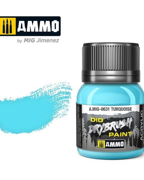 631 TORQUISE Ammo Mig Drybrush Paint 40ml