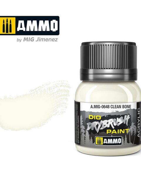 648 CLEAN BONE Ammo Mig Drybrush Paint 40ml