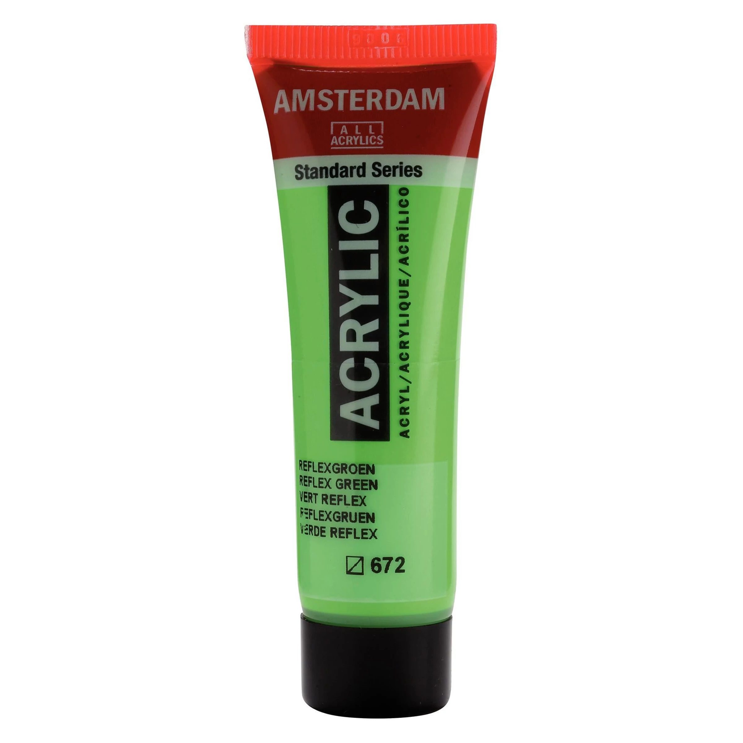 672 REFLEX GREEN - ROYAL TALENS Colore Acrilico Amsterdam 20ml.