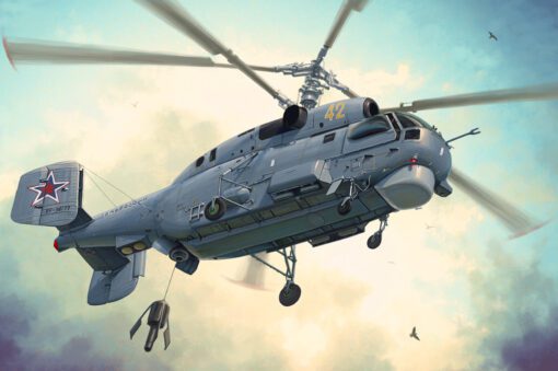 81739 - Kamov Ka-27 Helix scala 1:48 HOBBY BOSS + COLLA OMAGGIO