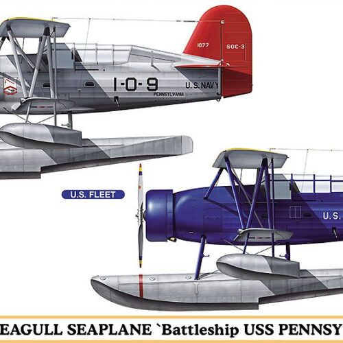02394 – SOC-3 Seagull Seaplane “Battleship USS Pennsylvania” scala 1:72 HASEGAWA + COLLA OMAGGIO