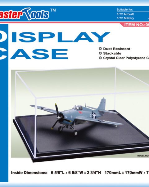 TR 09812 VETRINA IN PLASTICA 170mmL x 170mm W x 70mm H per Modellismo