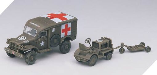 13403 - U.S. AMBULANCE & TOWING TRACTOR scala 1:72 ACADEMY - immagine 4