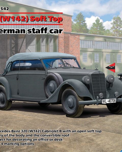 35542 - Typ 320 (W142) Soft Top scala 1:35 ICM