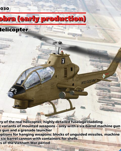 53030 - AH-1G Cobra (early production) scala 1:35 ICM