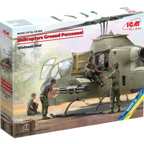 53102 Helicopters Ground Personnel scala 1:35 ICM