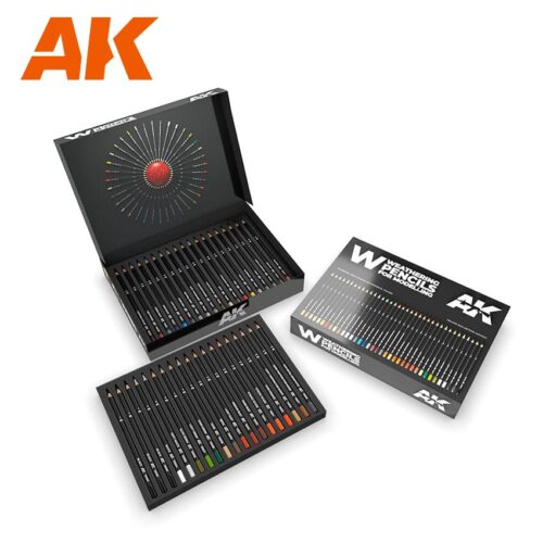 AK10047 WEATHERING PENCILS: DELUXE EDITION BOX AK INTERACTIVE
