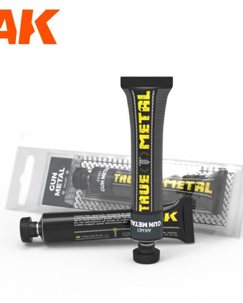 AK461 TRUE METAL: GUN METAL 30gr AK INTERACTIVE