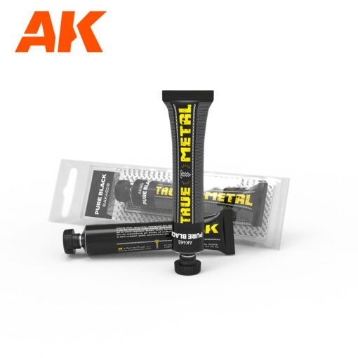 AK465 TRUE METAL: PURE BLACK 30gr AK INTERACTIVE
