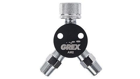 GX-AM2 - Mini Manifold - 1/8" BSP Dual Output  GREX
