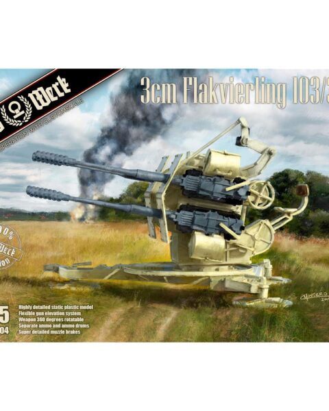 3cm Flakvierling 103/38  scala 1:35 DAS WERK DW35004