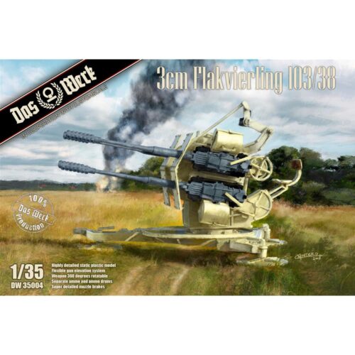 3cm Flakvierling 103/38  scala 1:35 DAS WERK DW35004