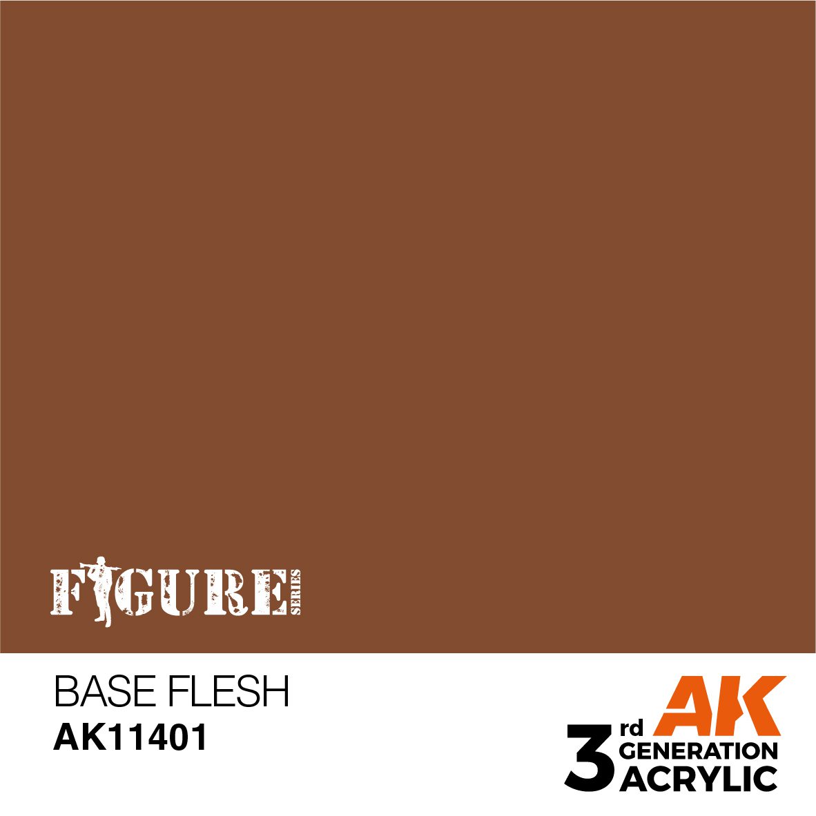AK11401 3RD. FIGURE SERIES - BASE FLESH - 17ml colore acrilico per modellismo - immagine 2