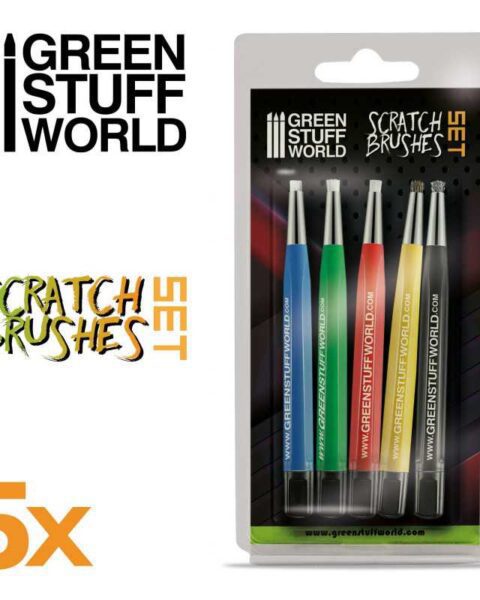1650 Set Spazzole Scratch GREEN STUFF WORLD