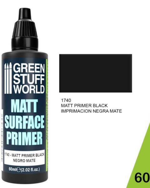 1740 MATT SURFACE PRMER NERO GREEN STUFF WORLD