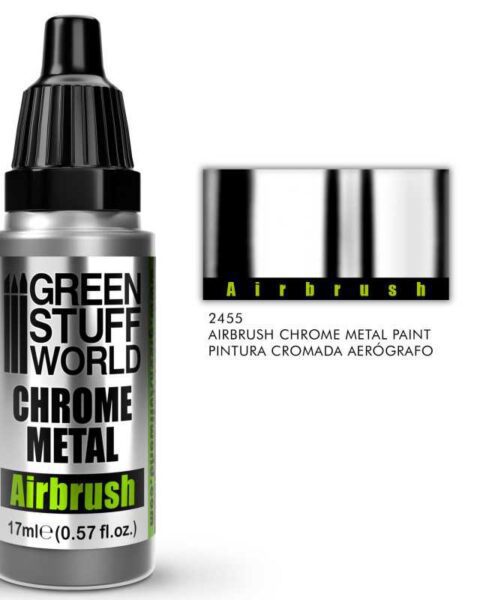 2455 GREEN STUFF WORLD  CHROME PAINT - CHROME AIRBRUSH
