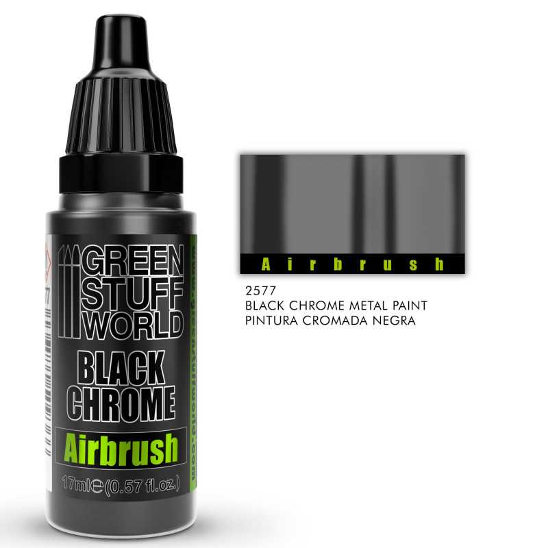 2577 GREEN STUFF WORLD CHROME PAINT - BLACK CHROME