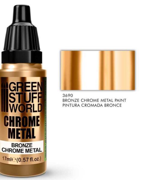 3690 GREEN STUFF WORLD  CHROME PAINT - BRONZE