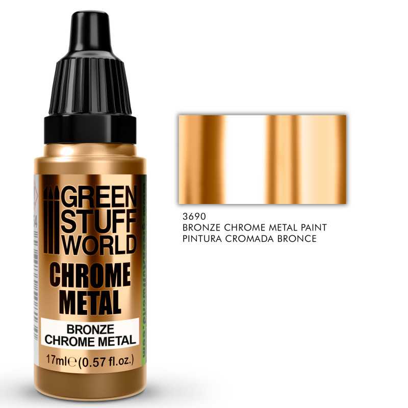 3690 GREEN STUFF WORLD CHROME PAINT - BRONZE