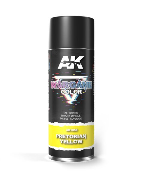 AK1055 COLOR SPRAY PRETORIAN YELLOW - 400ml AK INTERACTIVE